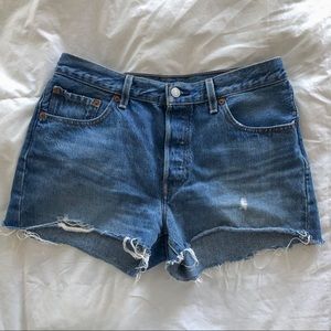 Levi 501 denim shorts